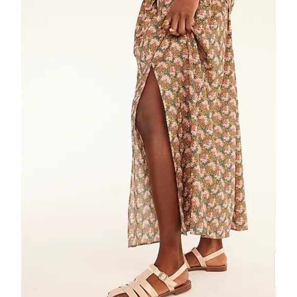 12. J.Crew Collection side-slit maxi skirt in Ratti® prism floral - Picture 3 of 9